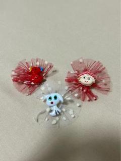 大倉トーイ人形　ビーズ刺繍立体オブジェ　ハンドメイド 立体刺繍オブジェ】手毬金魚 タンチョウ「夢々-mumu」 | あらい