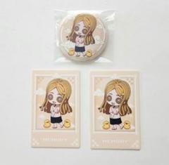 第五人格 極楽湯 芸者 美智子 缶バッジ コースター チェキ風カード ミニキャラ 第五人格 極楽湯 少女 ミニキャラ 缶バッジ チェキ風カード