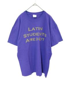 GILDAN ギルダン Tシャツ メンズL相当 オーバーサイズ 紫色 綿