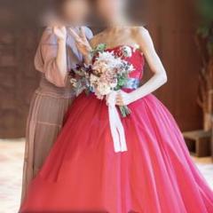 結婚式 テラコッタ カラー ウェディング ドレス 前撮り 二次会 ...