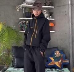 fuc fack up clothes 黒 ナイロンジャケット かつき着用のサムネイル