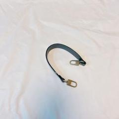 バッグ持ち手 本革 ショルダーストラップ バッグ用 かばん取っ手　ブラック