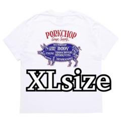 ポークチョップ　Tシャツ　チャレンジャー　白　ラッツ　マシス　XLキムタク