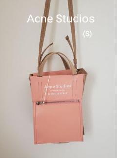 新品未使用 Acne Studios ピンク ベイカーアウト ショルダー