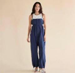 searoomlynn フロントZipサイドラインサロペット