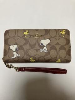 COACH スヌーピー 長財布 未使用 COACH スヌーピー 長財布 - メルカリ