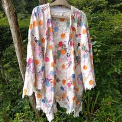 Nude vintage アンティークキルトトップス