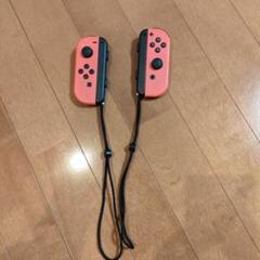 Nintendo Switch Joy-Con ピンク ストラップ付き