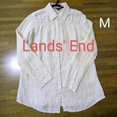 美品 Lands' End ランズエンド リネン長袖シャツ L ベージュ 2025年最新】ランズエンド リネンの人気アイテム - メルカリ