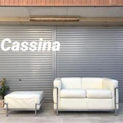 Cassina カッシーナ LC2 2人掛けソファ オットマン付き