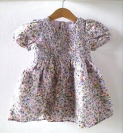 ZARA kids ザラキッズ　花柄スモッキングワンピース 86cm