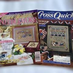 ⭐︎1788クロスステッチ刺繍ニードルワーク雑誌　２冊まとめて