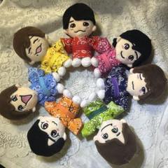 ちびぬい服　浴衣　赤色　No.709-1のサムネイル