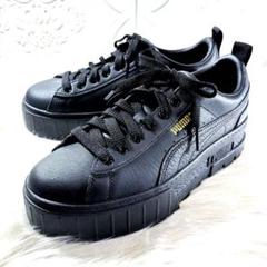 新品PUMA プーマ メイズ クラシック 厚底レザースニーカー レディース
