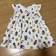 ダブルビー ミキハウス チュニック アルファベット Bくん 130cm