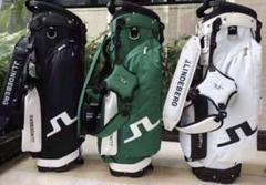 人気！ジェイ・リンドバー J. LINDEBERGキャデバッグ 緑 新品未使用 J.LINDEBERG】ジェイ・リンドバーグ ゴルフバッグ VESSELコラボ
