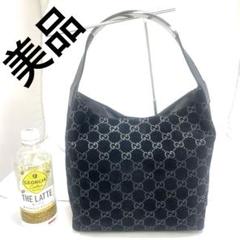 GUCCI グッチ GG柄 ワンショルダー ショルダーバッグ ブラック