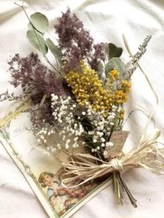 ˚✧₊ふわふわスモークツリーの ドライフラワー⭐️40cm*ブーケ*花束*スワッグ