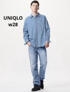 UNIQLO ユニクロ　レギュラーフィットジーンズ　デニム　28 2025