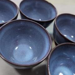 青磁陶器　小鉢５個　古美術品、アンティーク 青磁陶器 小鉢5個 古美術品、アンティーク 美術品
