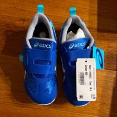 新品 未使用 アシックス スクスク スニーカー 18.5
