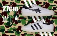 adidas superstar x BAPE スニーカー 27cm