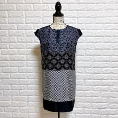 23区 シルク100% ペイズリー柄 ワンピース S相当 上品