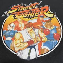 アニメTシャツ 00s ストリートファイター XL 黒 ヴィンテージ