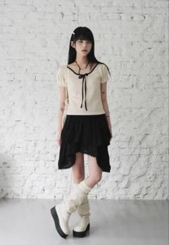 ★Binary01★ チェックアシンメトリーミディスカート 2色 アシンメトリースカート | STORES