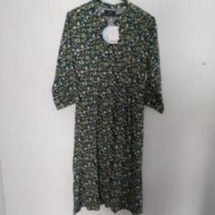 花柄ロングシャツワンピース Lサイズ