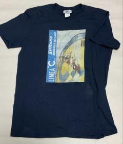 Costa コスタ グラフィックプリント Tシャツ M ネイビー USED