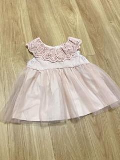 ❣️新品タグ付❣️petit main ピンク ベビードレス チュニック80cm
