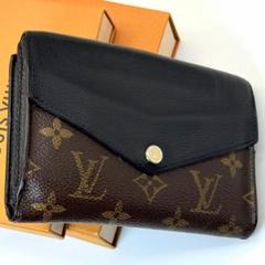 特上美品★ルイヴィトン モノグラム ポルトフォイユ パラス コンパクト 黒 LOUIS VUITTON - 特上美品☆ルイヴィトン モノグラム