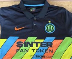 NIKE インテル　20-21 3rd バレッラ23 ネーム入りユニ　Lサイズ NIKE インテル 20-21 3rd バレッラ23 ネーム入りユニ Lサイズ
