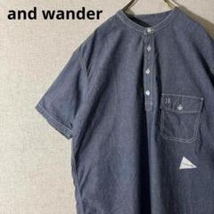 and wander アンドワンダー CORDURA半袖プルオーバーシャツ