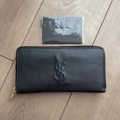 極美品✨サンローラン 長財布 キャビアスキン カサンドラロゴ ブラック SAINT LAURENT - ✨極美品✨イヴサンローラン カサンドラ