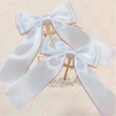 病みかわ♡量産型リボン(ホワイト)