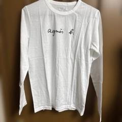 新品　アニエスベー　ホワイト　ロング　Tシャツ