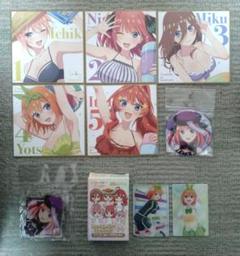 五等分の花嫁　 色紙（水着Ver）セット　他グッズ