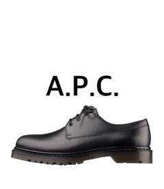 A.P.C. 革靴　ダービー　44 ブラック A.P.C. 革靴 ダービー 44 ブラック - メルカリ