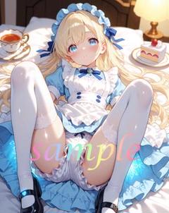 c033 美少女 かわいい イラスト 下着 コスプレ セクシー A4ポスター