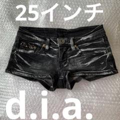 d.i.a. ショーパン ブラック サイズ25インチ デニム ダイヤ y2k