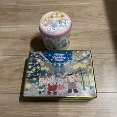 ダッフィ　お菓子空き缶