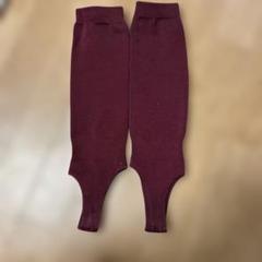 アンダーソックス　エンジ