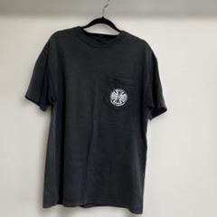 NHSタグindependentグラフィックポケットTシャツ 黒 1240024477909_1.jpg