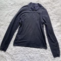 BELSTAFF ベルスタッフ 長袖ポロシャツ ブラック コットン イタリア製