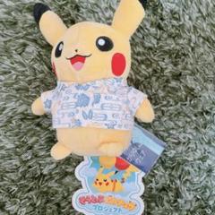 ポケットモンスター　ピカチュウ　沖縄限定　かりゆしウェア　ホワイト　L 日本製 送料無料 沖縄限定 ポケモン かりゆしウェア ピカチュウ