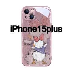 iPhone15plus iPhoneケース　デイジー　ディズニー　スマホケース