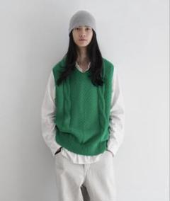 KARMA cable knit vest
