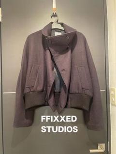 FFIXXED STUDIOS ダークパープル チェックジャケット FFIXXED STUDIOS ダークパープル チェックジャケット - メルカリ